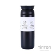 Термос Merlion Travel Tumbler 350 мл, подвійна кришка, чорний (SUS-304-350Black)