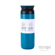 Термос Merlion Travel Tumbler 350 мл, подвійна кришка, синій (SUS-304-350Blue)