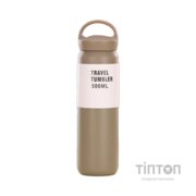 Термос Merlion Travel Tumbler 500 мл, подвійна кришка з ручкою, сірий (SUS304-500Gr)