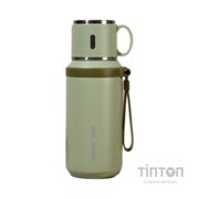 Термос Merlion з чашкою 0,6 л, зелений (TermTea-600/Green)