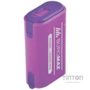 Точилка BUROMAX with a container, large, eraser, plastic (BM.4753)