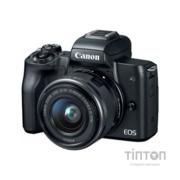 Цифровий фотоапарат Canon EOS M50 + 15-45 IS STM + 22 STM Double Kit Black (2680C055)