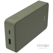 Універсальна мобільна батарея Hama 20000mAh 15W Green (00201716)