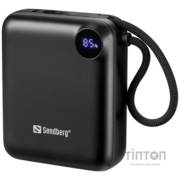 Універсальна мобільна батарея Sandberg 10000mAh 20W Black (421-26)