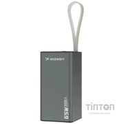 Універсальна мобільна батарея Wozinsky K65+ 30000 65W Gray (5907769364457)