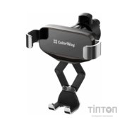 Універсальний автотримач ColorWay Gravity Mechanical Car Mount Black (CW-CHG18-BK)