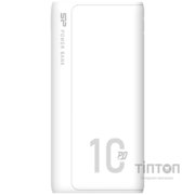 Универсальная мобильная батарея Silicon Power QP15 10000 mAh White (SP10KMAPBKQP150W)
