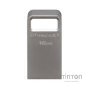 USB флеш 16Gb Kingston DT Micro срібний