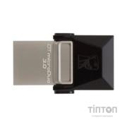 USB флеш 64Gb Kingston DT MicroDuo чорний