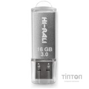 USB флеш накопичувач Hi-Rali 16GB Rocket Series Silver USB 3.0 (HI-16GB3VCSL)