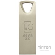 USB3.0 64GB T&G 117 Metal Series Silver (TG117SL-64G3)