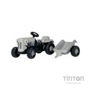 Веломобіль Rolly Toys Трактор з причіпом rollyKid-X Little Grey Fergie сірий (014941)