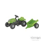 Веломобіль Rolly Toys Трактор з причіпом rollyKid-X зелений (012169)