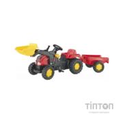 Веломобіль Rolly Toys Трактор з причіпом та ковшем Rolly Toys rollyKid-X (023127)