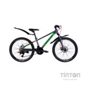 Велосипед Discovery 24" QUBE DD CS рама-11,5" AL 2025 сірий (OPS-DIS-24-336)