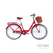 Велосипед Dorozhnik 26" LUX Velosteel рама-17" ST 2026 червоний (OPS-D-26-366)