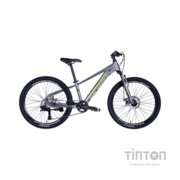 Велосипед Formula 24" ZEPHYR 3.0 DD CS рама-12" AL 2026 сірий з зеленим (OPS-FR-24-447)