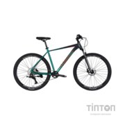 Велосипед Formula 29" ZEPHYR 1.0 HDD рама-21" AL 2026 темно-сріблястий з зеленим (OPS-FR-29-453)