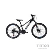 Велосипед Space 24" MERCURY DD FR рама-11" AL 2026 чорно-білий (OPS-SP-24-064)