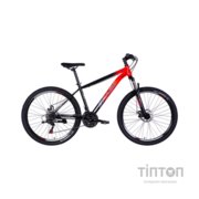 Велосипед Space 27.5" MARS DD FR рама-17" ST 2026 червоно-чорний (OPS-SP-27.5-067)