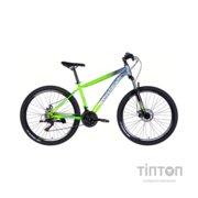 Велосипед Space 27.5" MARS DD FR рама-17" ST 2026 зелено-сріблястий (OPS-SP-27.5-068)