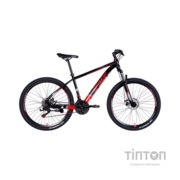 Велосипед Space 27.5" MERCURY DD FR рама-17" AL 2026 чорно-червоний (OPS-SP-27.5-076)