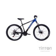 Велосипед Space 27.5" PHAETON DD FR рама-17" AL 2026 чорно-синій (OPS-SP-27.5-081)