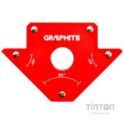 Verto Зварювальний кутник магнітний GRAPHITE 56H902, 102 x 155 x 17 мм, кут 45 або 90 град., сила 11.4 кг