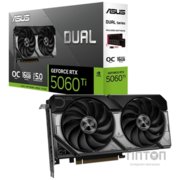 Відеокарта GF RTX 5060 Ti 16GB GDDR7 Dual OC Asus (DUAL-RTX5060TI-O16G)