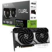 Відеокарта GF RTX 5070 12GB GDDR7 Dual OC Asus (DUAL-RTX5070-O12G)