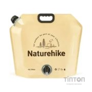 Відро складне Naturehike CNK2450CF027 для води 10 л, жовте (6927595798355)