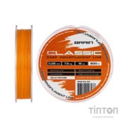 Волосінь Brain Classic Carp Line (solid orange) 300m 0.28mm 18lb 7.9kg (1858.80.98)