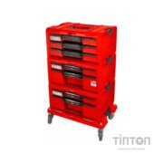 Ящик для інструментів QBRICK SYSTEM набір на платформі, 21", 525*345*885, SYSTEM PRO Drawer Workshop Set 3 Red (Z258353PG003)