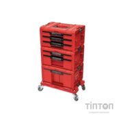 Ящик для інструментів QBRICK SYSTEM набір на платформі, 21", 525*345*885, SYSTEM PRO Drawer Workshop Set 6 Red (Z260370PG003)