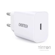 Зарядний пристрій Choetech USB-С 20W PD/QC (Q5004-EU-WH)