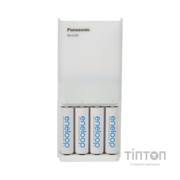 Зарядний пристрій для акумуляторів Panasonic BQ-CC87 USB in/out з функцією Power Bank +4AA 1900 mAh (K-KJ87MCC40USB)