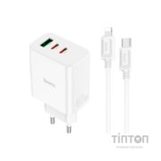 Зарядний пристрій HOCO C126A Pure White (6931474798732)
