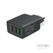 Зарядний пристрій XoKo QC-305 3 USB 5.1A Black (QC-305-BK)