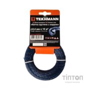 Жилка косильна Tekhmann "Квітка кручена з кордом" 2,4 мм × 15 м (41524015)
